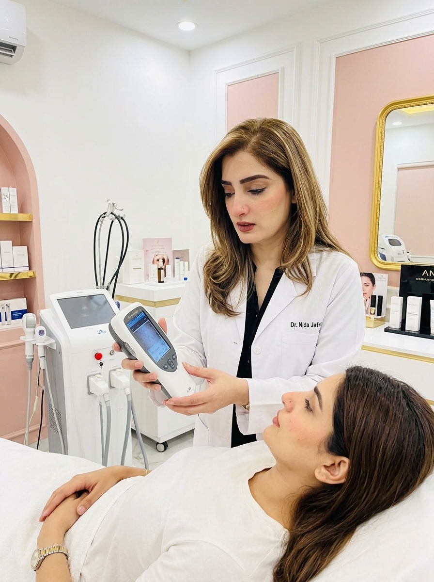 Dr. Nida Assessing Patient
